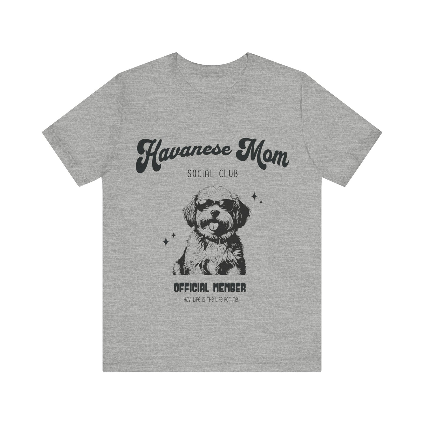 Havanese Shirt Dog Mom Social Club Retro