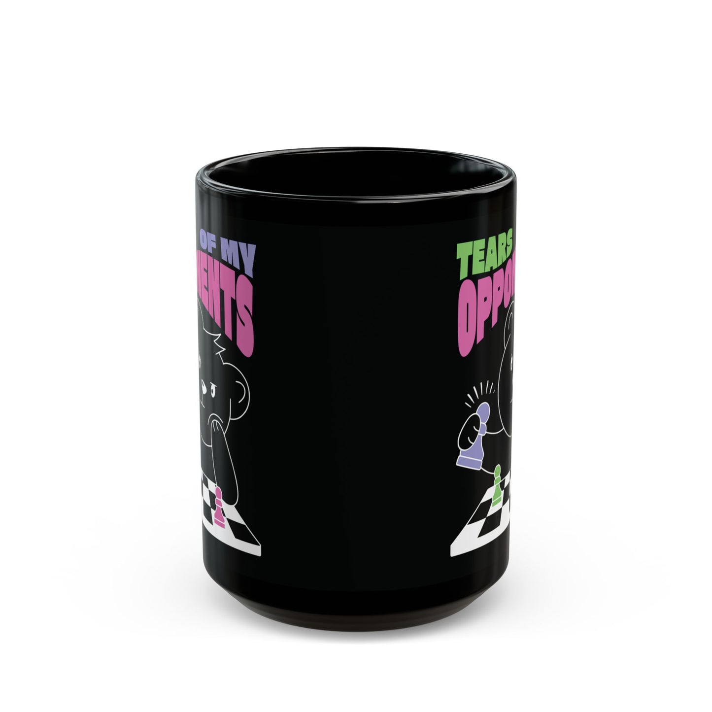 Chess Mug For Chess Lovers Gift Chess Cup Black