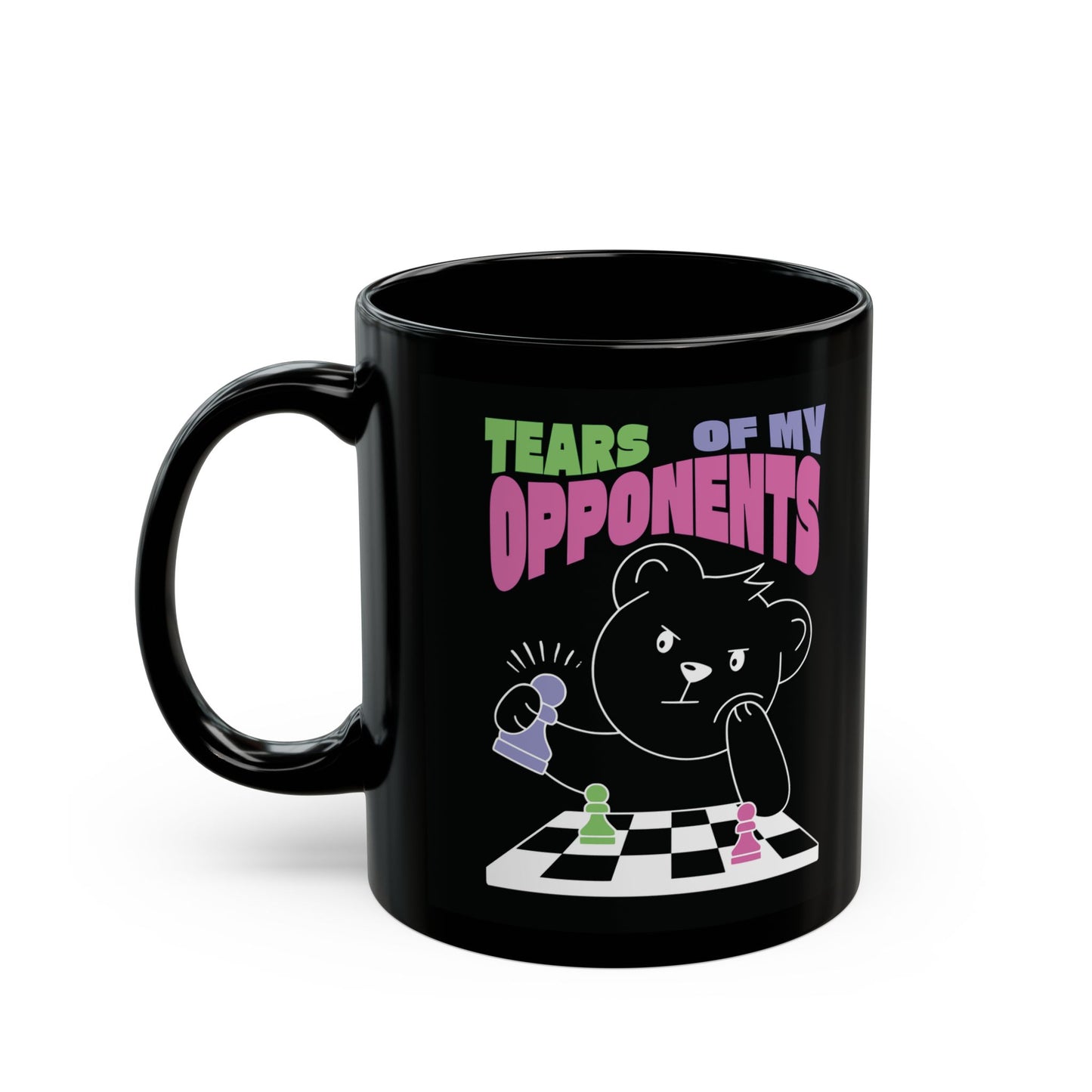 Chess Mug For Chess Lovers Gift Chess Cup Black