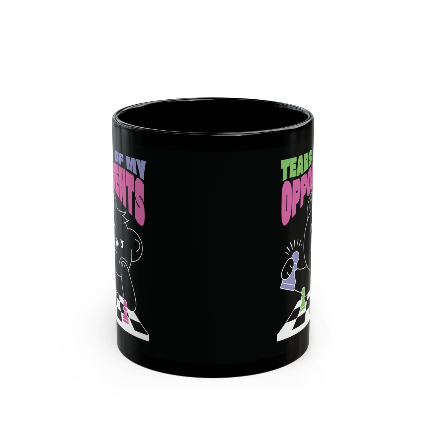 Chess Mug For Chess Lovers Gift Chess Cup Black