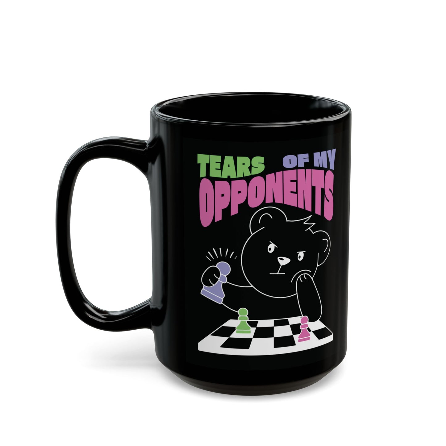 Chess Mug For Chess Lovers Gift Chess Cup Black