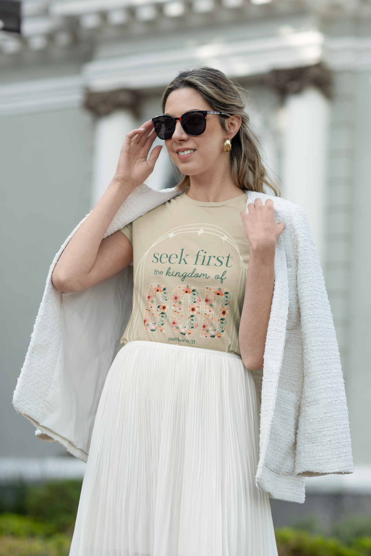 Christian-T-Shirts-Christain-Gift-Cute-Tee-Shirt-Seek-First-Matthew-6-Faith-Tee