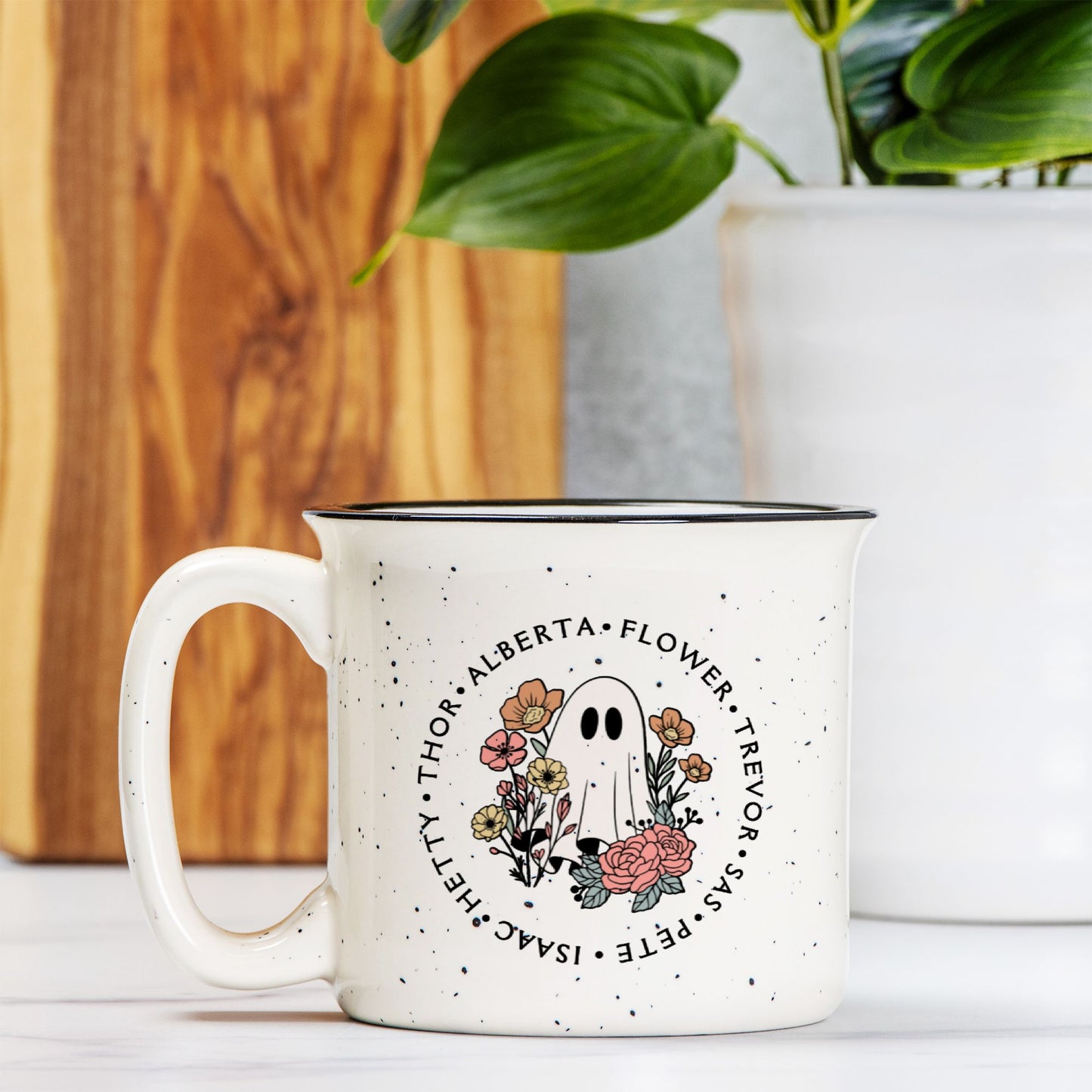 Ghosts Mug Woodstone B&B Ghosts US Merch For Ghosts Fans Speckled Camp Mug