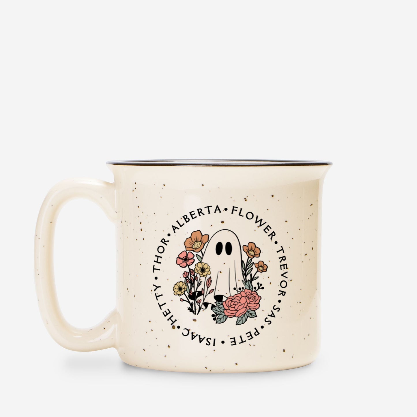 Ghosts Mug Woodstone B&B Ghosts US Merch For Ghosts Fans Speckled Camp Mug