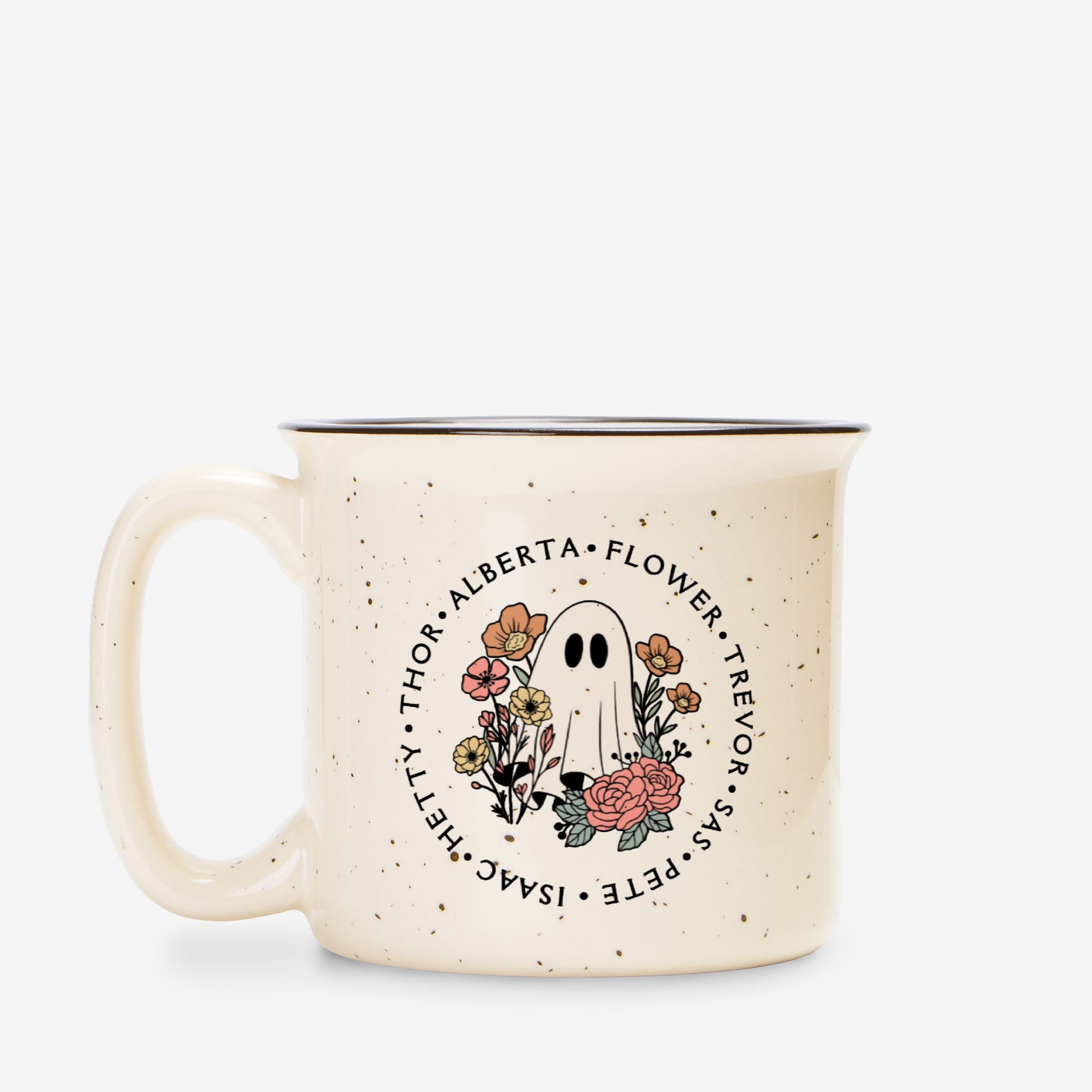 Ghosts Mug Woodstone B&B Ghosts US Merch For Ghosts Fans Speckled Camp Mug