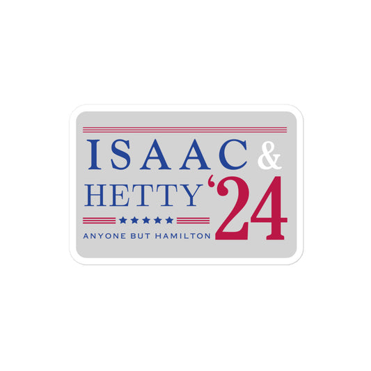 Ghosts Sticker Ghosts US Isaac & Hetty Election Sticker Ghosts CBS Merch