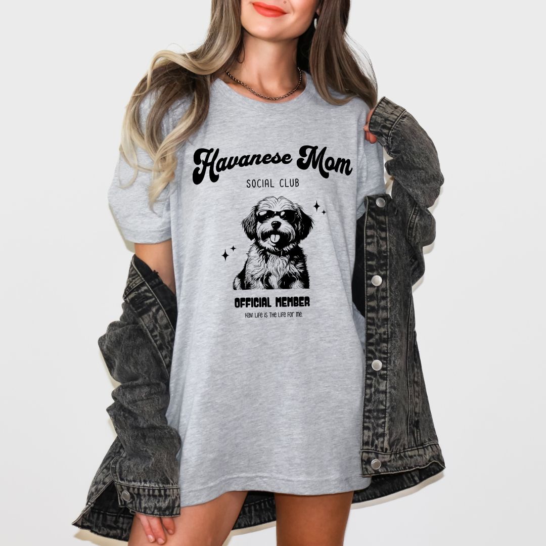 Havanese-Shirt-Dog-Mom-Social-Club-Retro