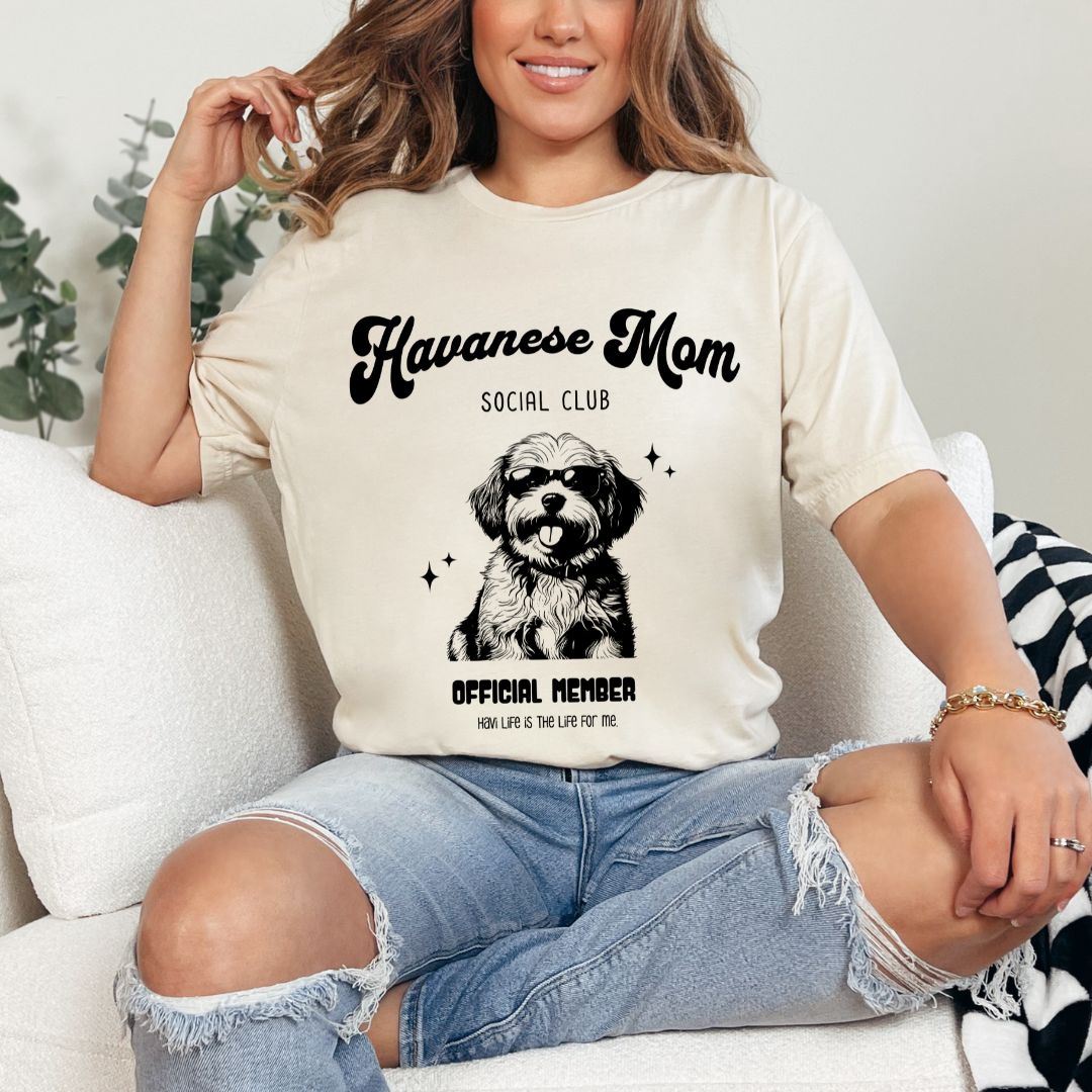 Havanese-Shirt-Dog-Mom-Social-Club-Retro