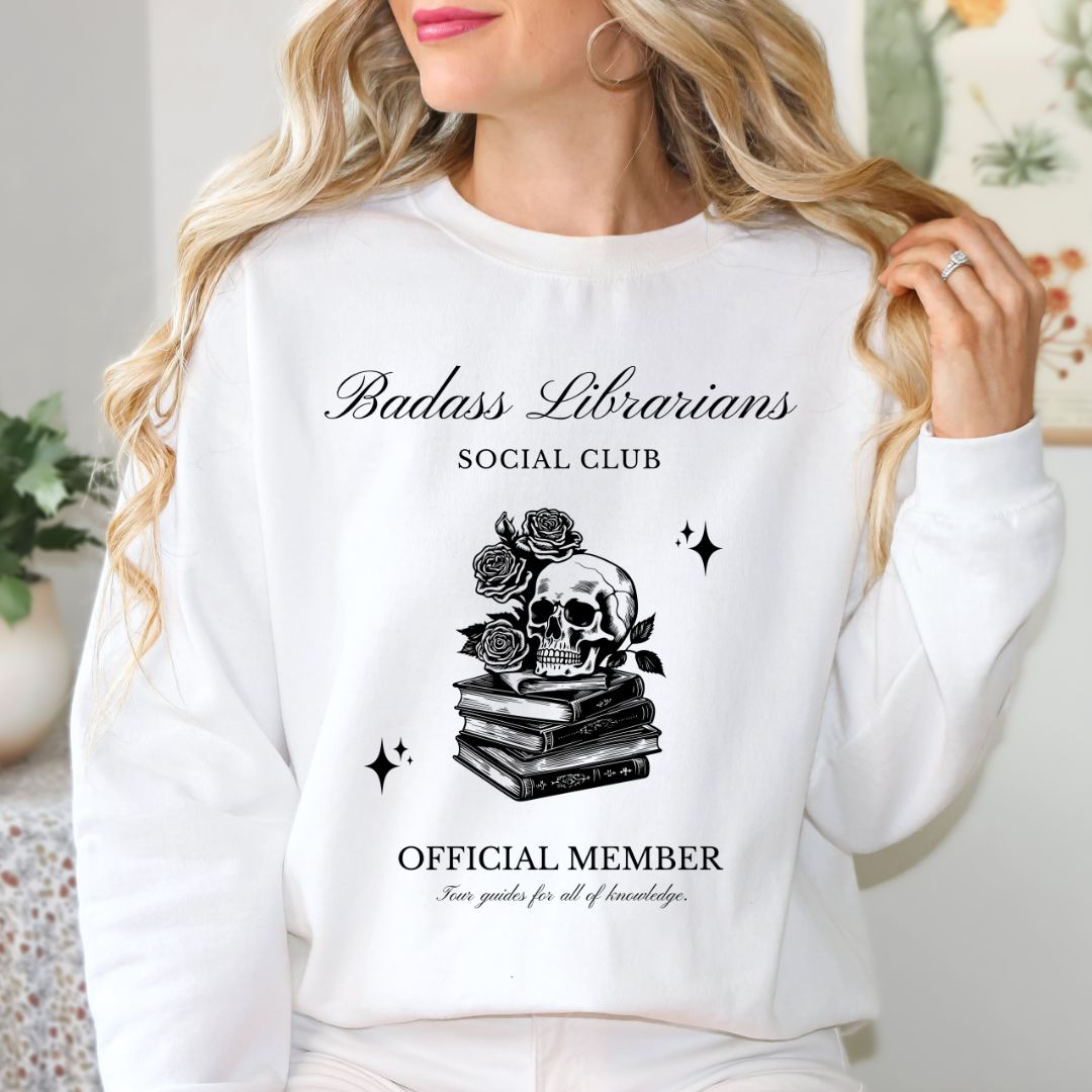 Librarian-Shirt-For-Librarian-Gift-Librarian-Social-Club-Vintage-Style-Sweatshirts-For-Librarian-Appreciation