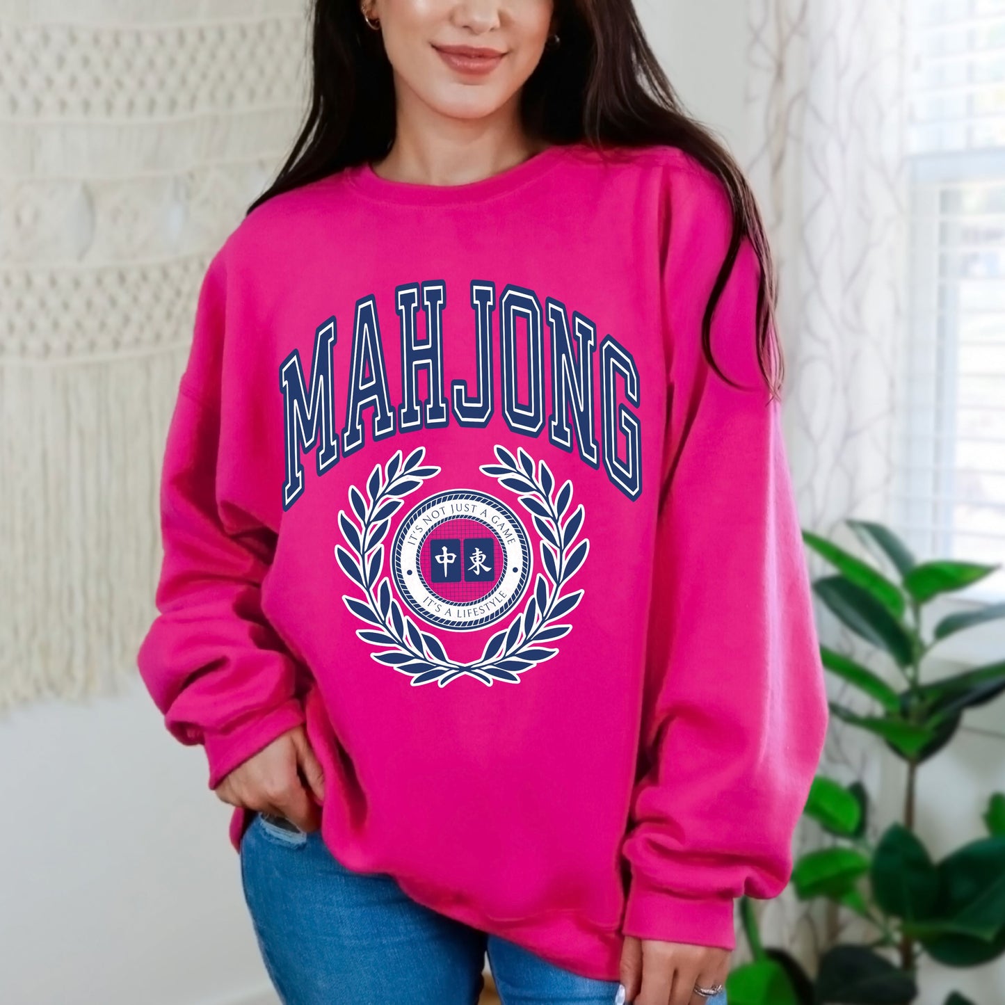 Mahjong Sweatshirt For Mahjong Players Gift Mahjong Fan