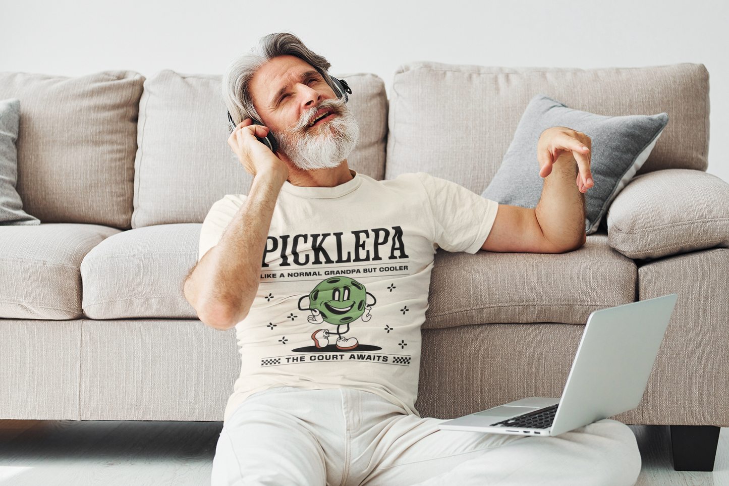 Pickleball Grandpa Shirt For Pickleballer Grandfather Gift | B