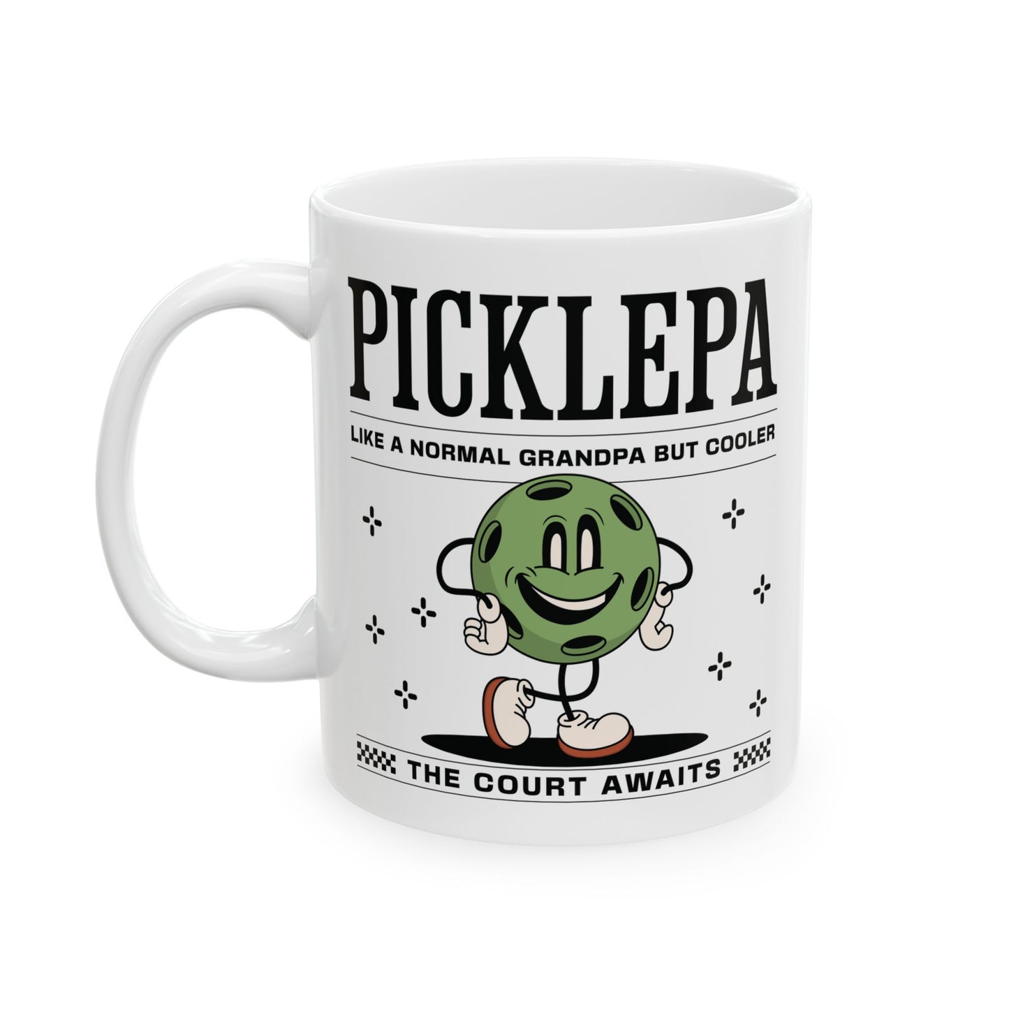 Pickleball Grandpa Mug For Pickleballer Grandfather Gift