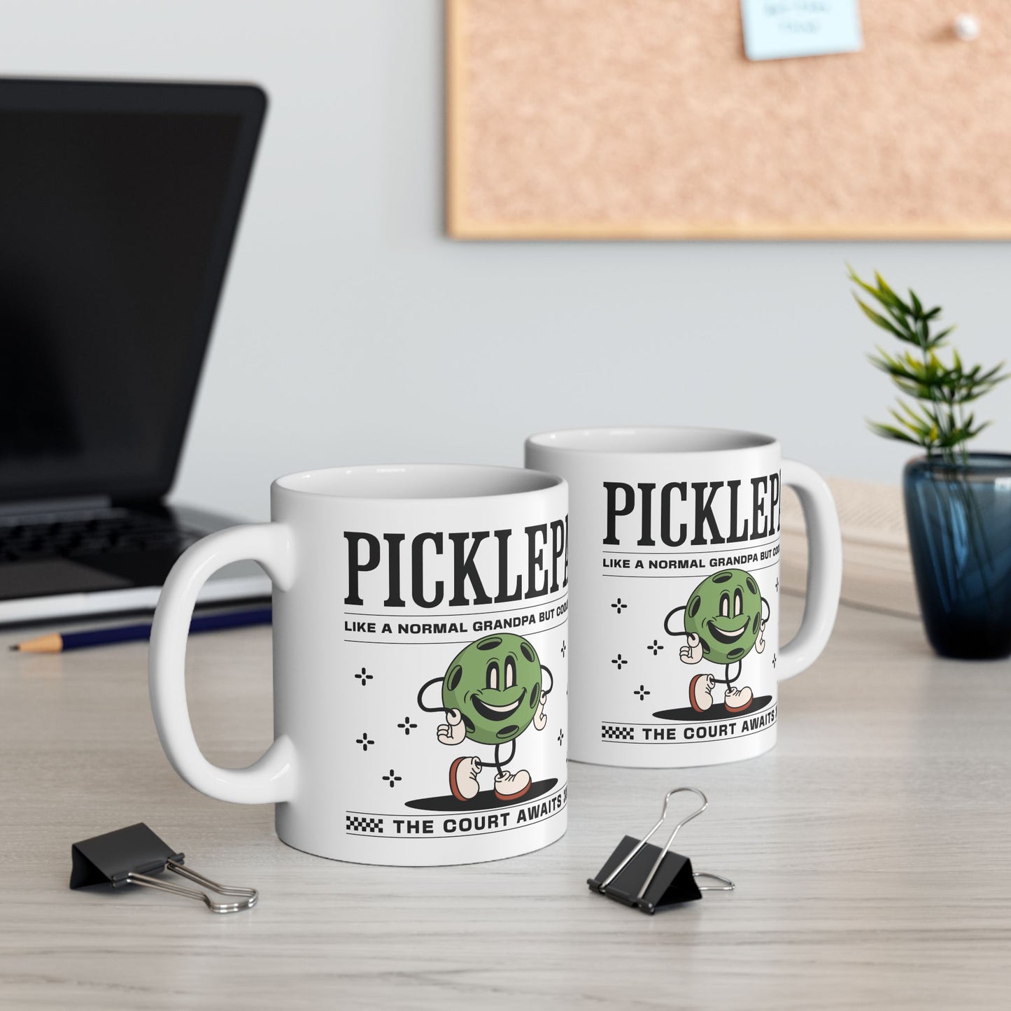 Pickleball Grandpa Mug For Pickleballer Grandfather Gift