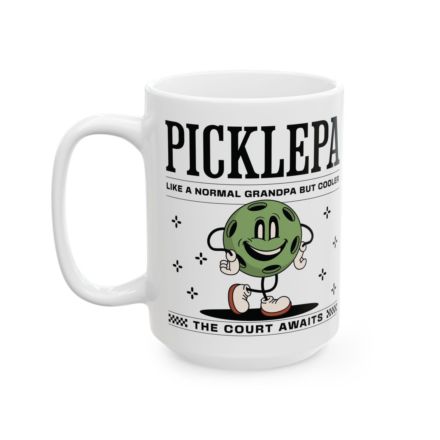 Pickleball Grandpa Mug For Pickleballer Grandfather Gift