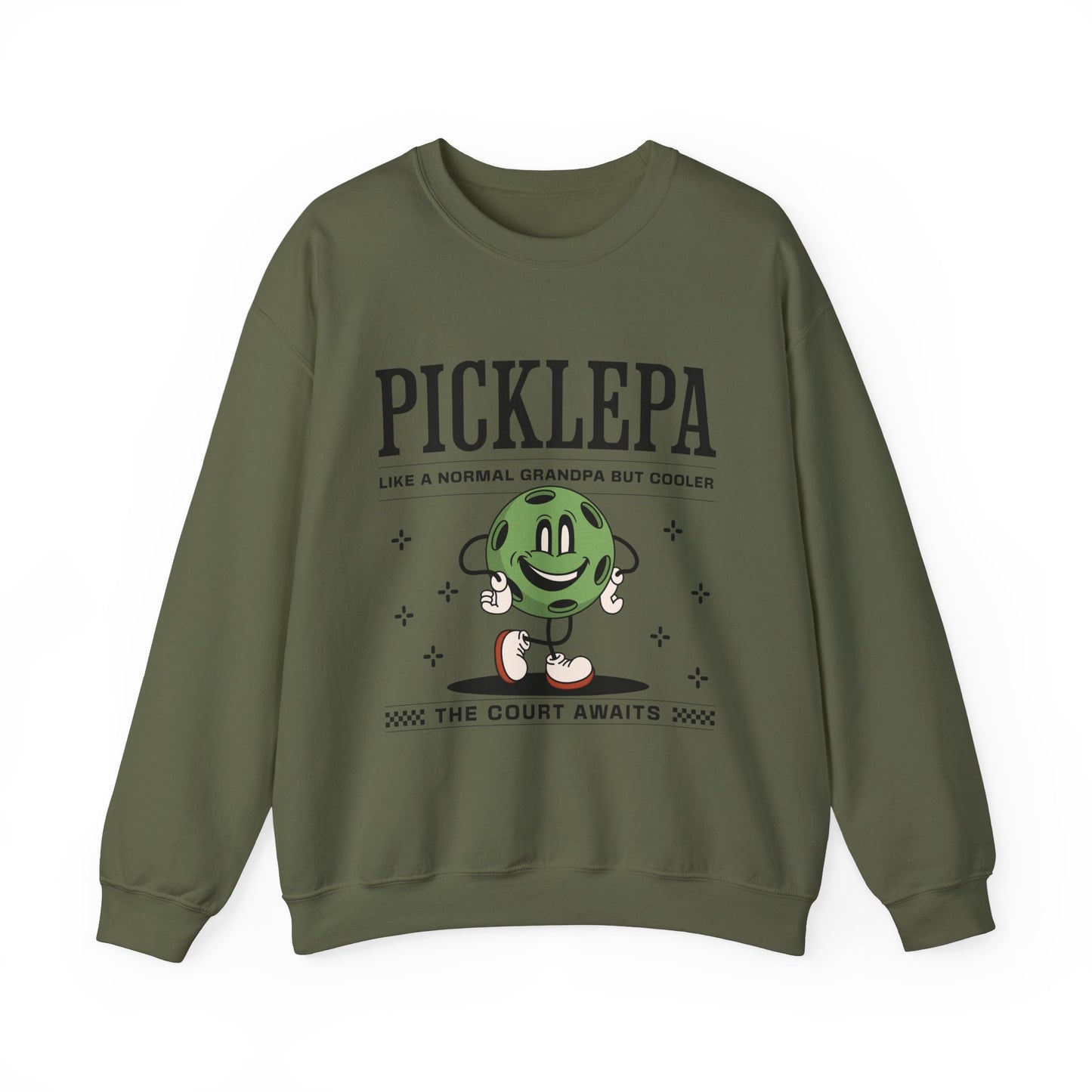 Pickleball Grandpa Sweatshirt For Pickleballer Grandfather Gift