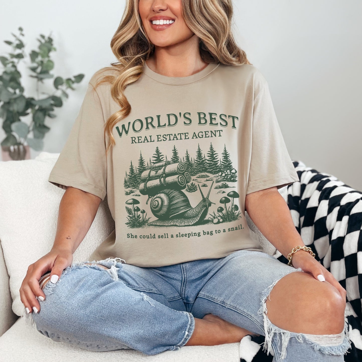 Realtor Tee Worlds Best Realtor Gift Funny Real Estate Agent Shirt