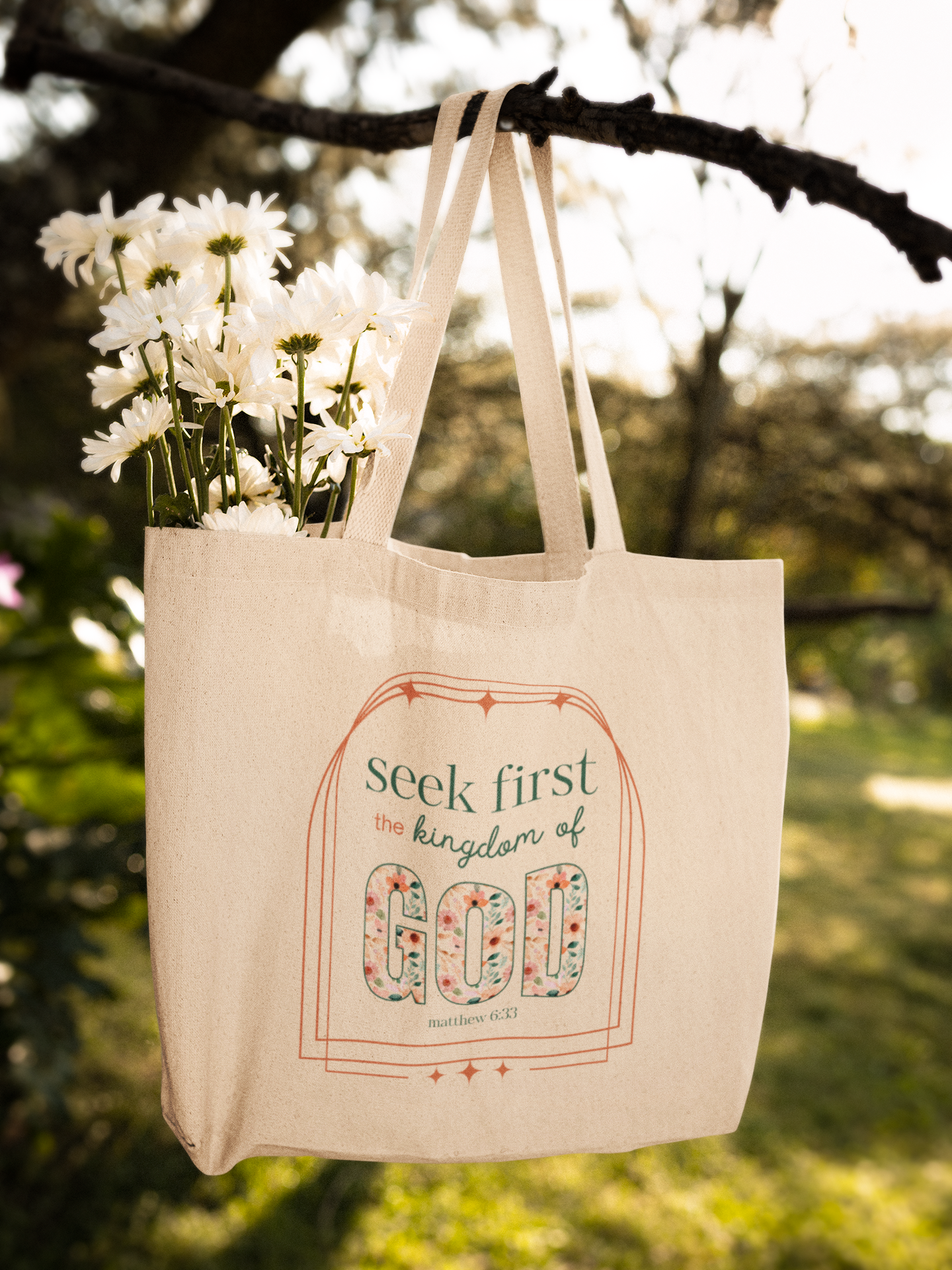 Seek First Christian Tote