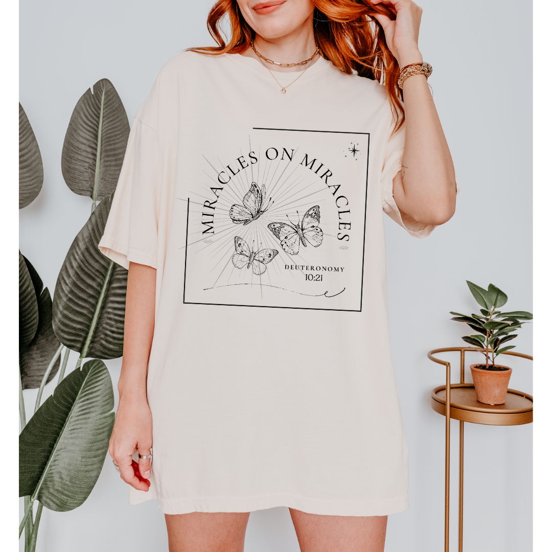 Christian Tee Miracles on Miracles | Faith Tee