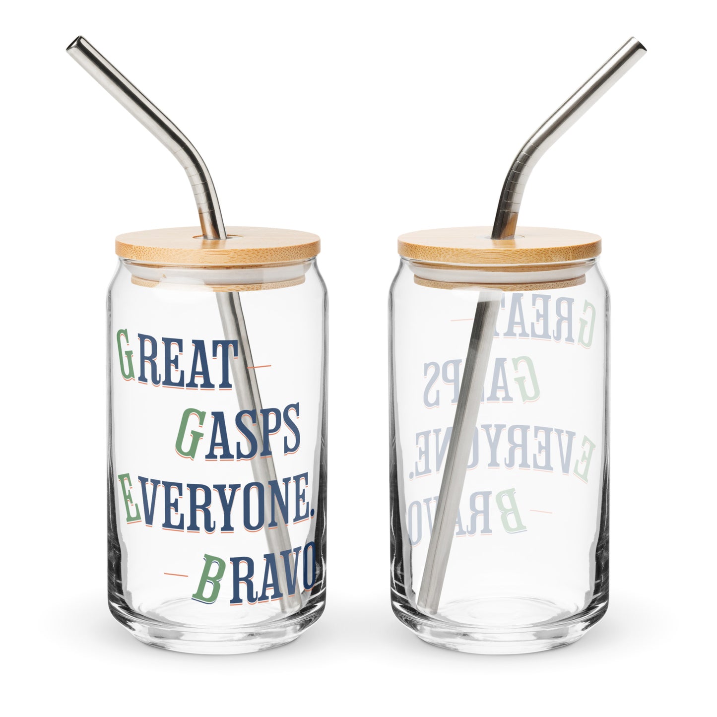 Ghosts Glass Ghosts US Great Gasps Ghosts CBS Merch For Ghosts TV Show