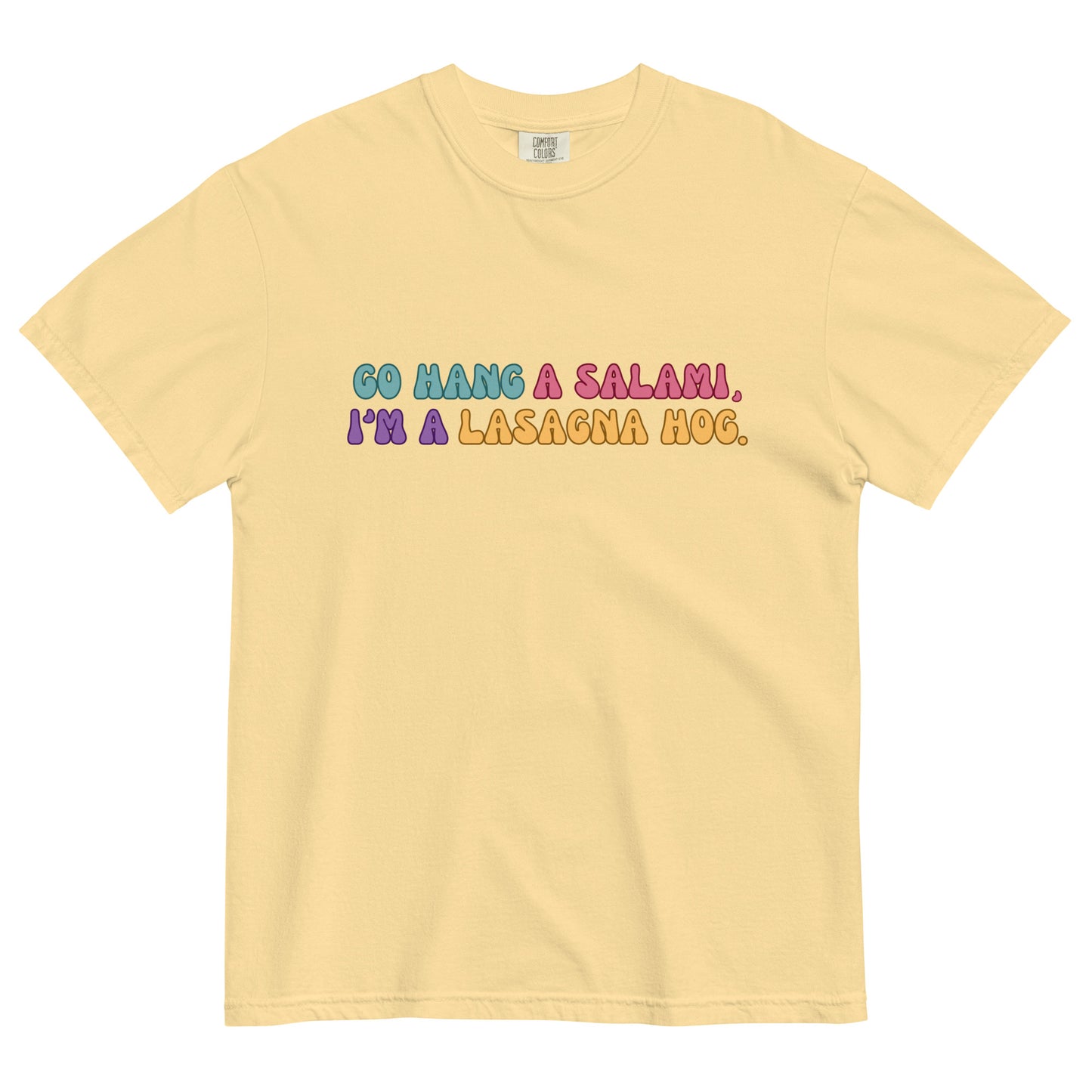 Salami Lasagna Palindrome Tee