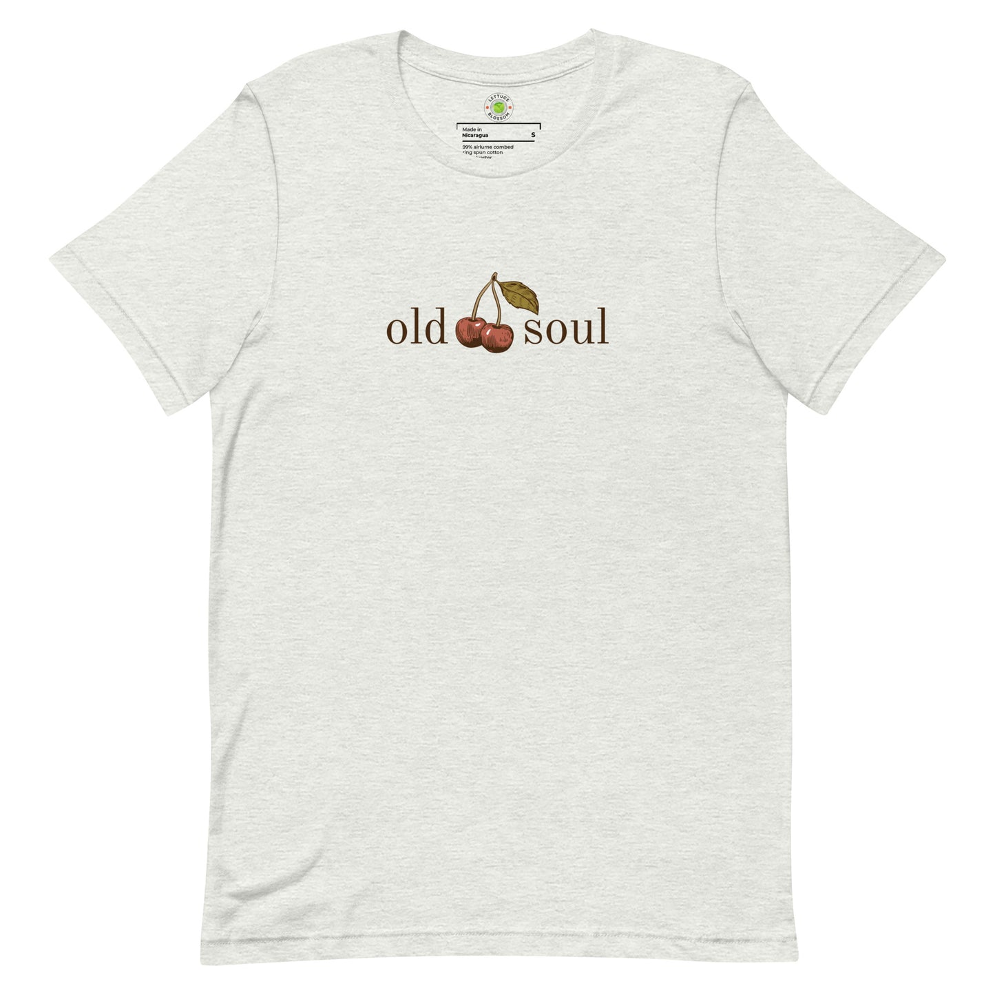 Old Soul Tee Vintage Style Cherry Aesthetic T-Shirt