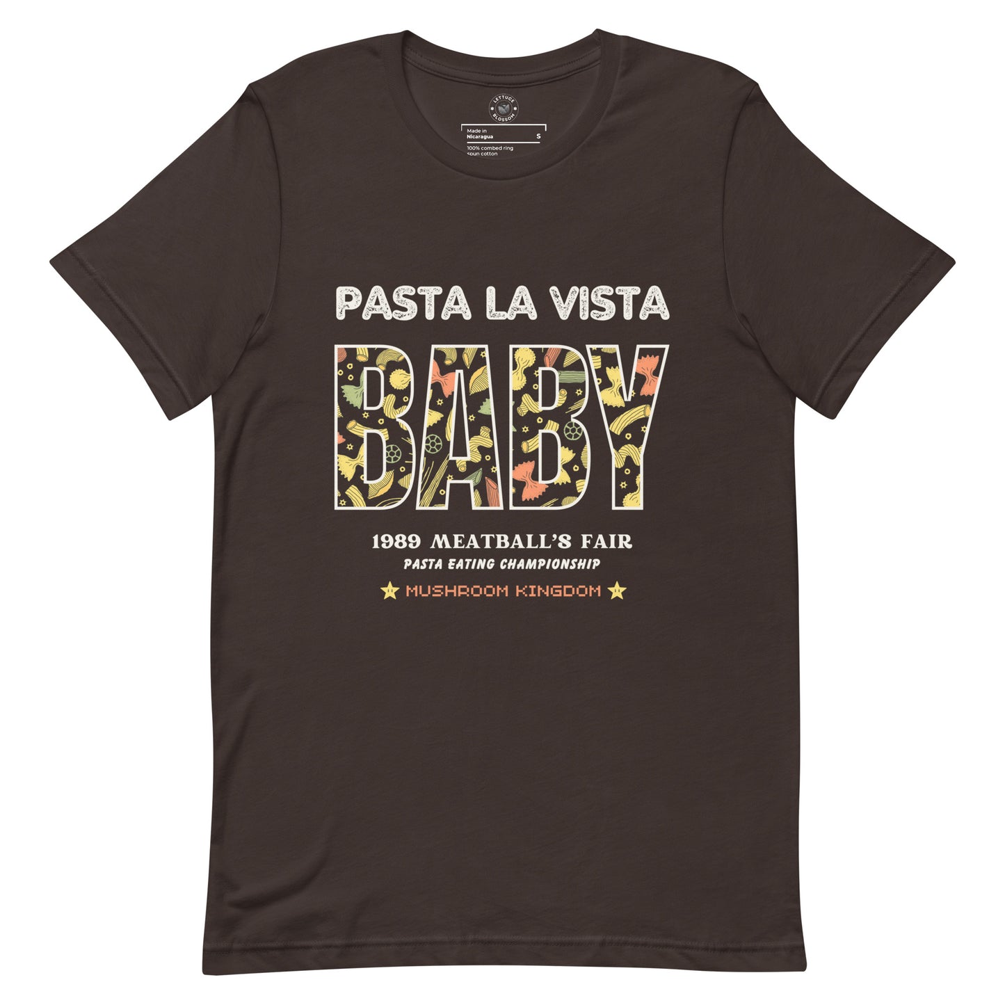 Pasta Pun Mario Brothers Tee