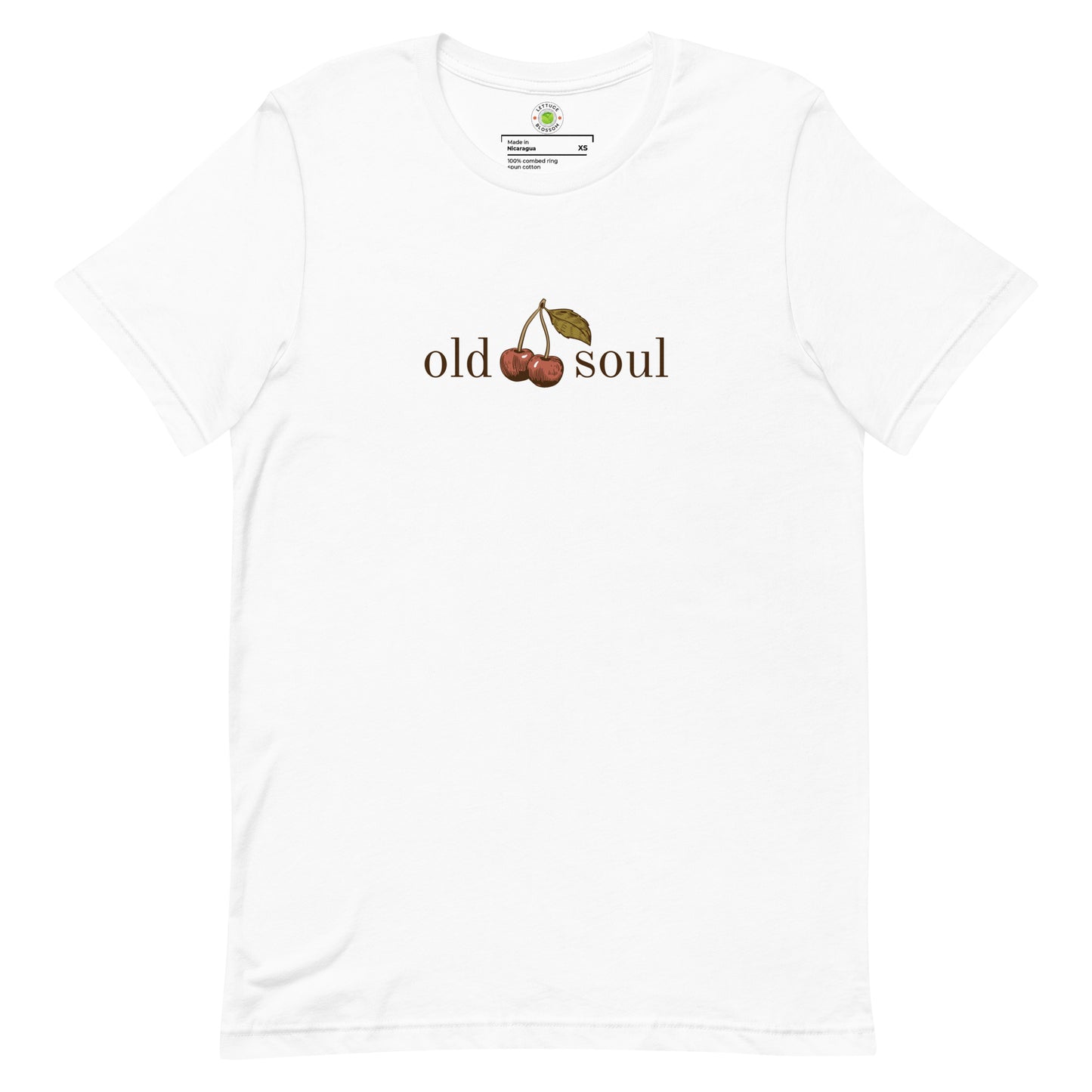 Old Soul Tee Vintage Style Cherry Aesthetic T-Shirt