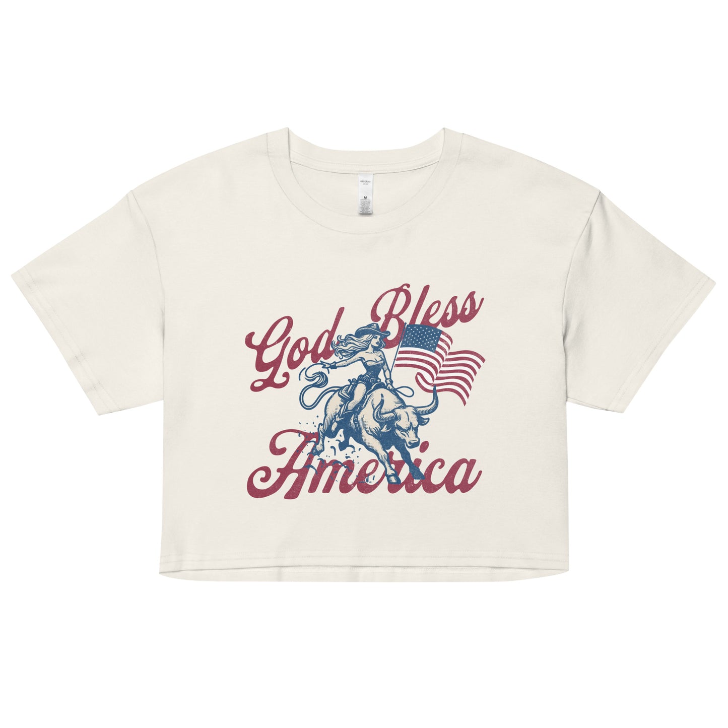 4th-Of-July-Crop-Top-Patriotic-Cowgirl-Western-Shirts-For-USA-Tee-America-Yee-Haw-Shirt-USA-Gift