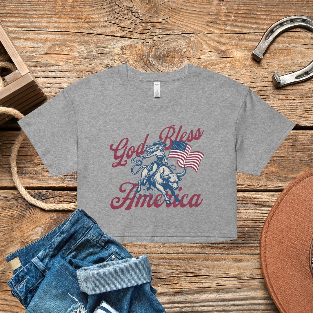 4th-Of-July-Crop-Top-Patriotic-Cowgirl-Western-Shirts-For-USA-Tee-America-Yee-Haw-Shirt-USA-Gift