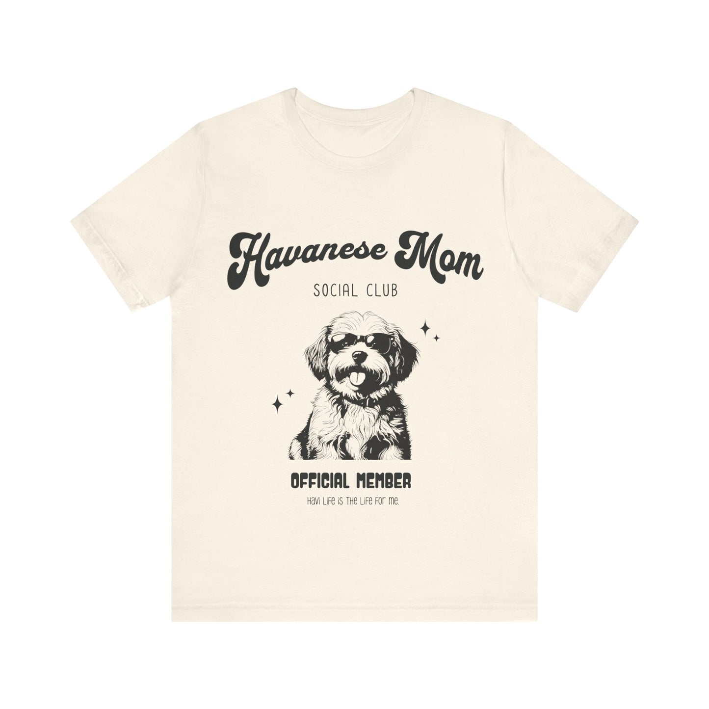 Havanese Shirt Dog Mom Social Club Retro