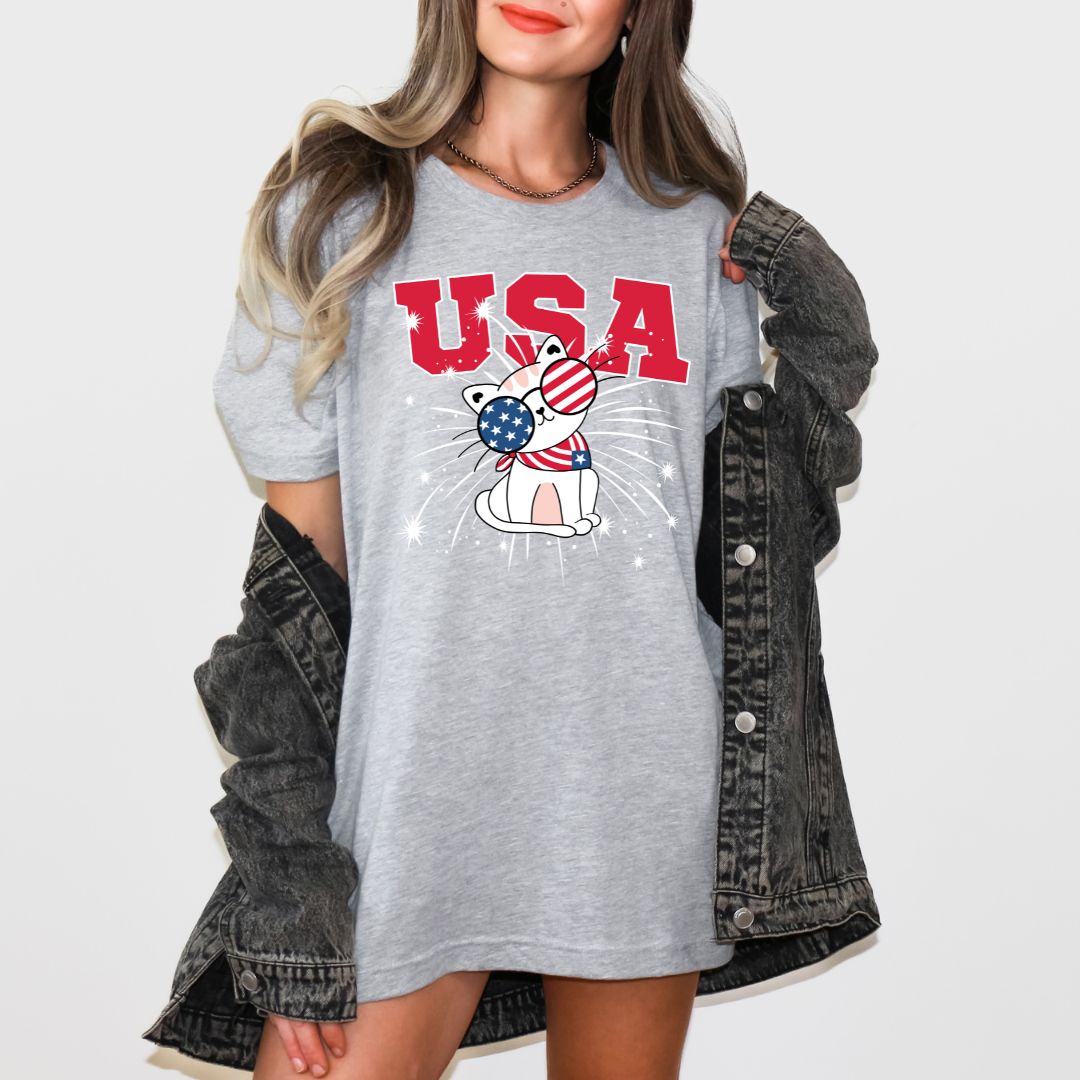 4th-Of-July-Tee-Patriotic-Cat-America-Shirts-For-Funny-USA-Tee-Cat-Lovers-Gifts