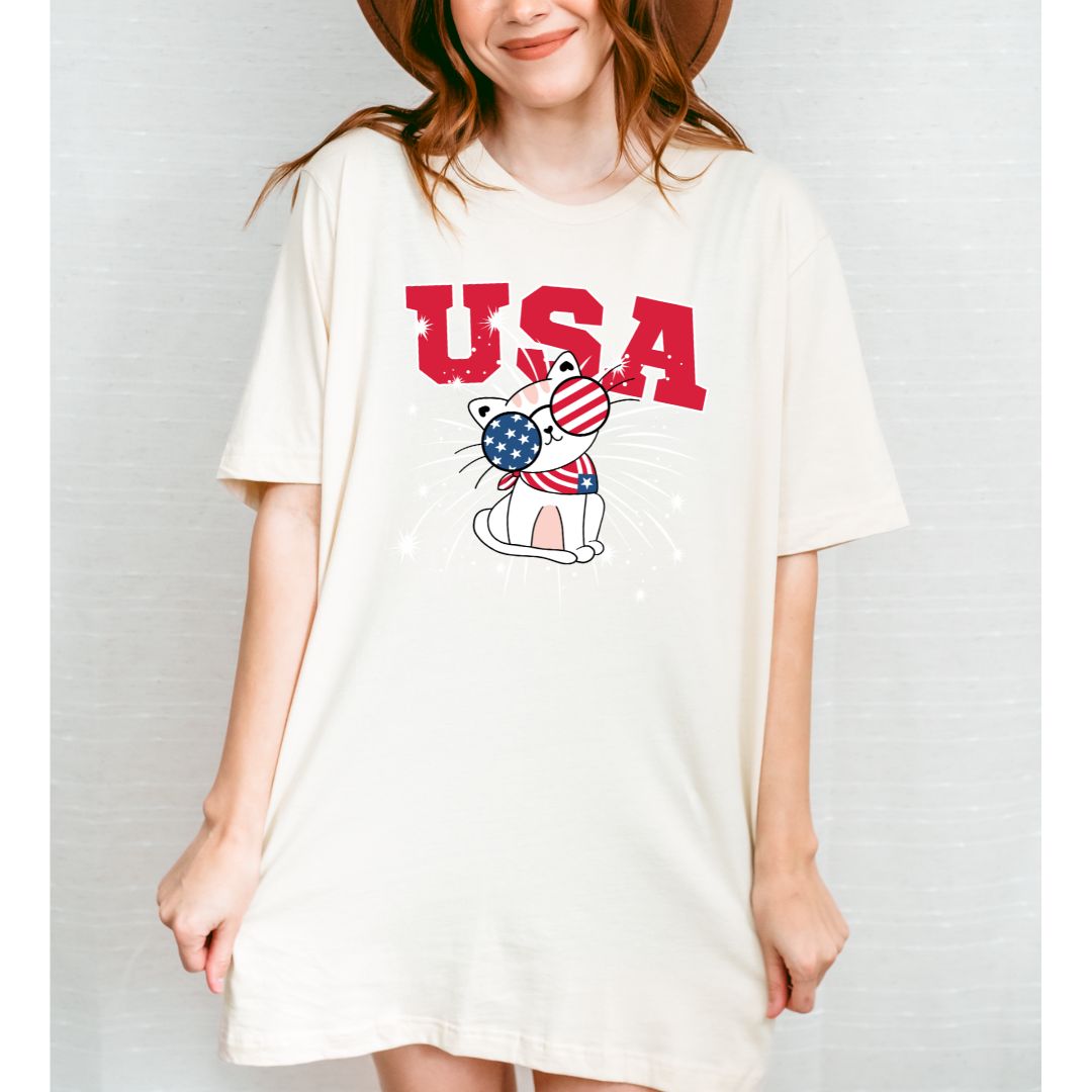 4th-Of-July-Tee-Patriotic-Cat-America-Shirts-For-Funny-USA-Tee-Cat-Lovers-Gifts