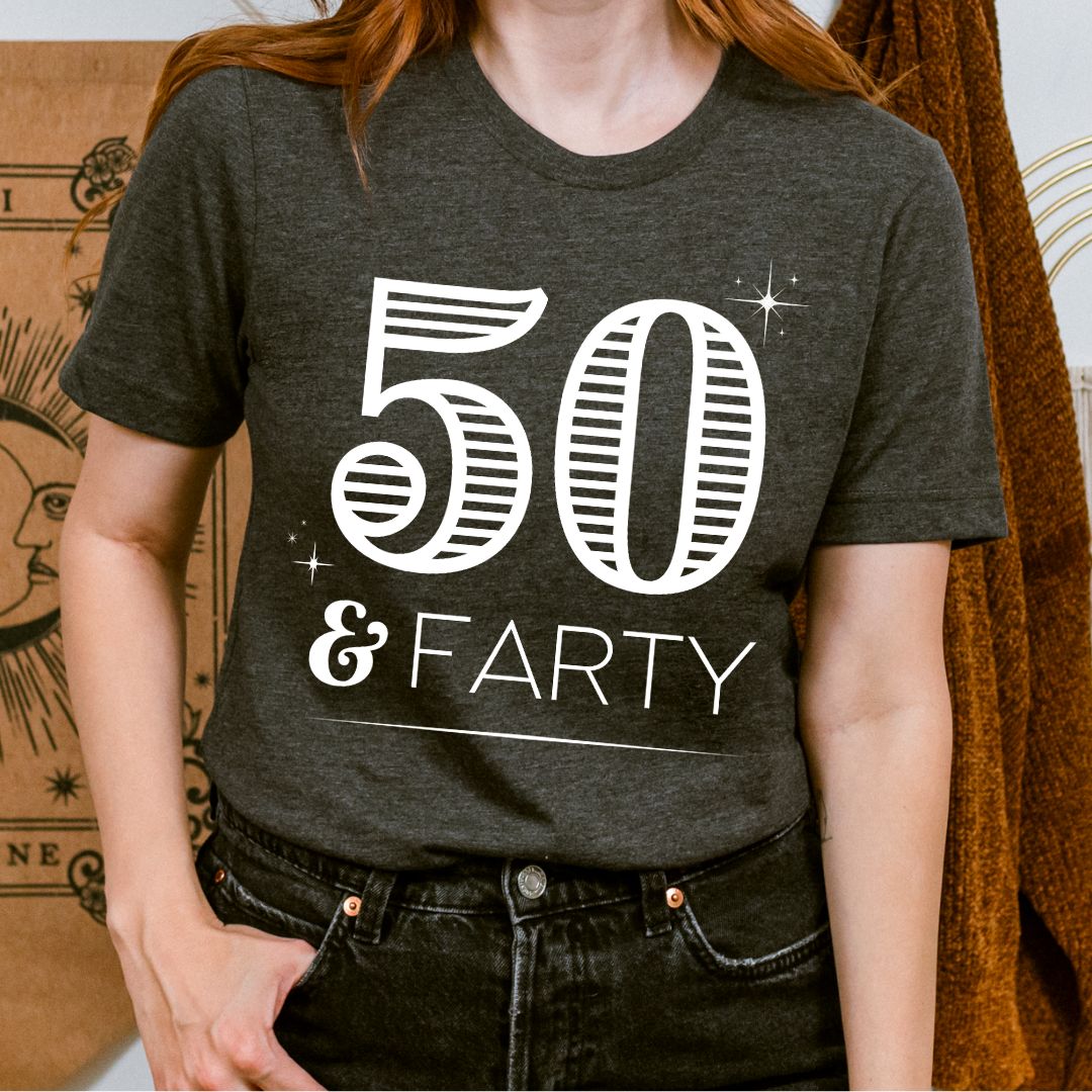 50th-birthday-tee-shirt-funny-50th-birthday-shirt-gift-for-50th-birthday-gift-retro-birthday-tshirt-fifty-and-farty