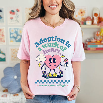 Adoption Shirt For New Adoption Gift Adoption Day Family Tees Retro