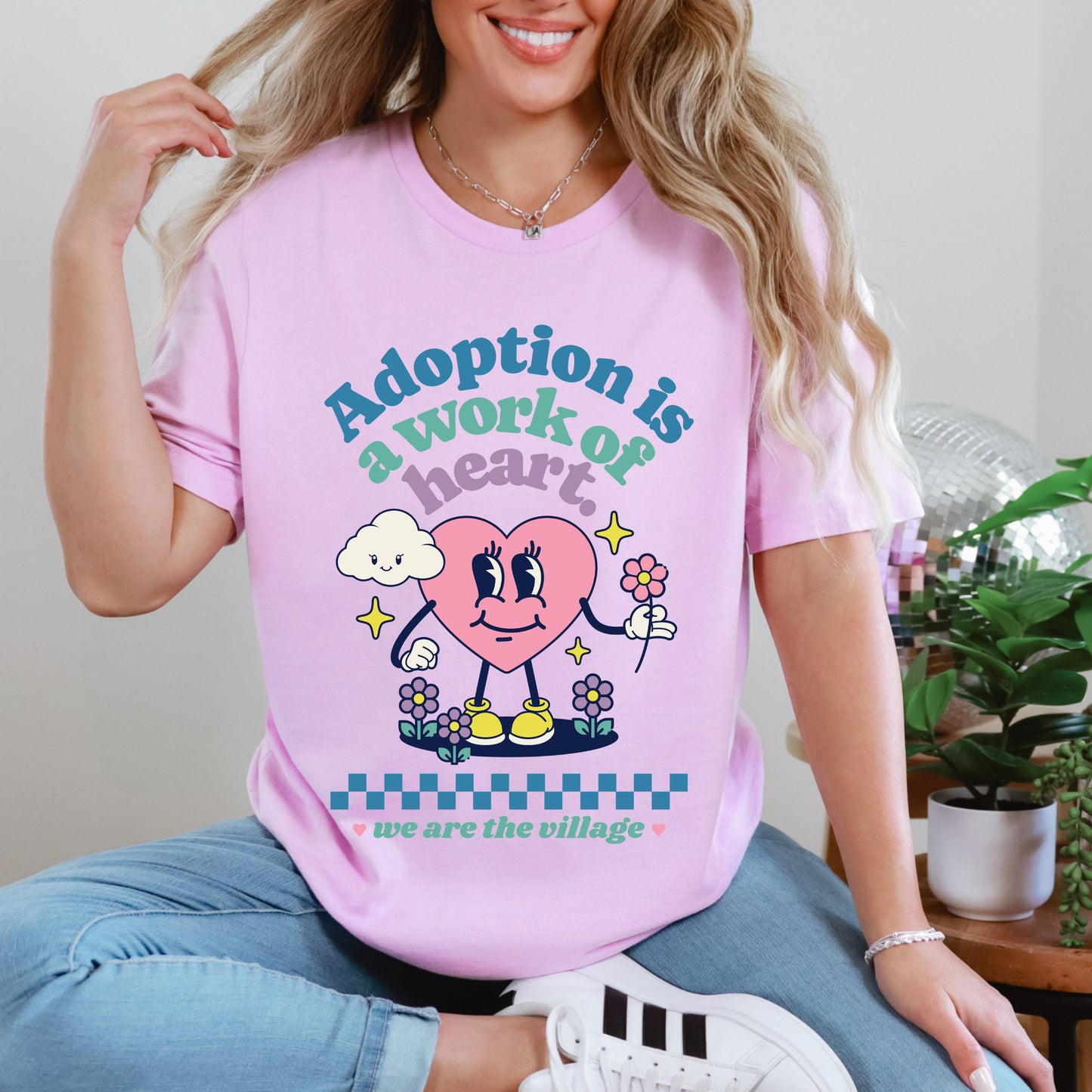 Adoption Shirt For New Adoption Gift Adoption Day Family Tees Retro