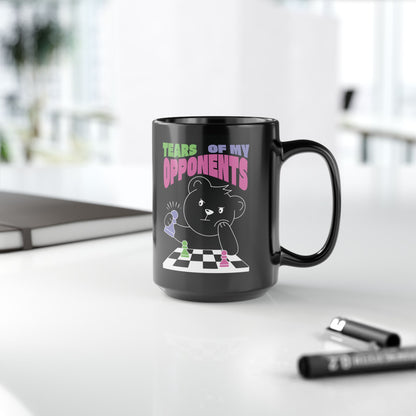 Chess Mug For Chess Lovers Gift Chess Cup Black
