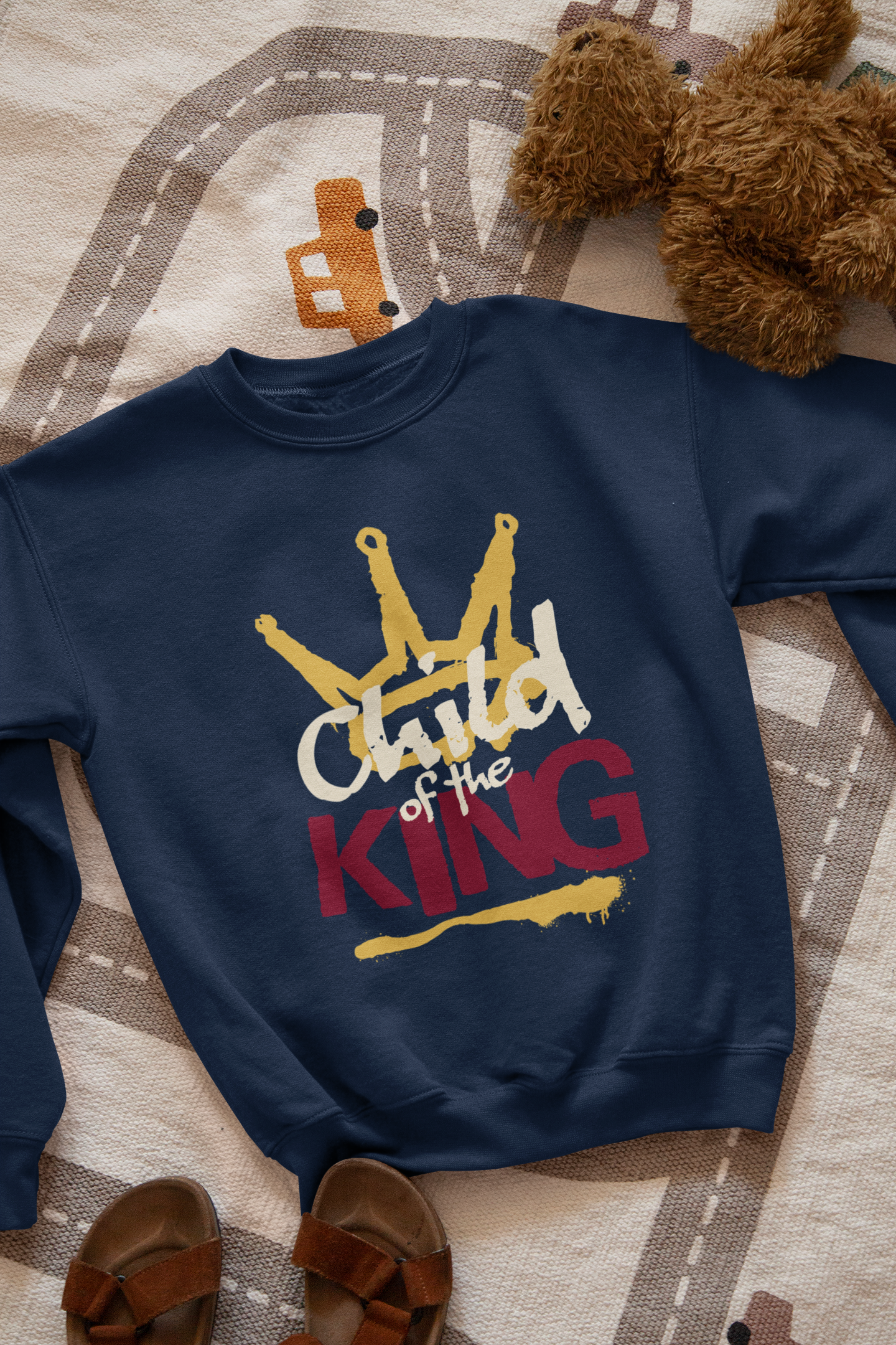 Christian Kids Sweatshirt For Youth Child Of The King Sweatshirt