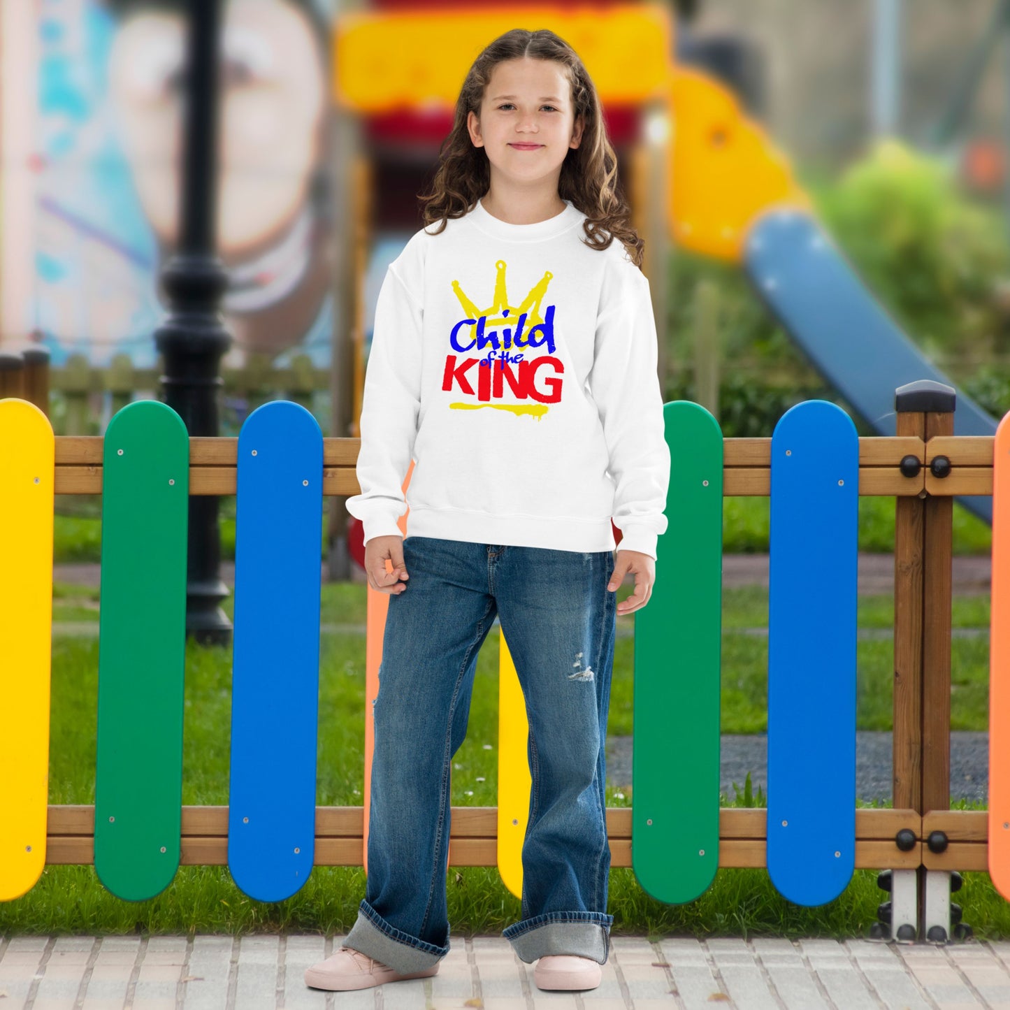 Christian Kids Sweatshirt For Youth Child Of The King Sweatshirt