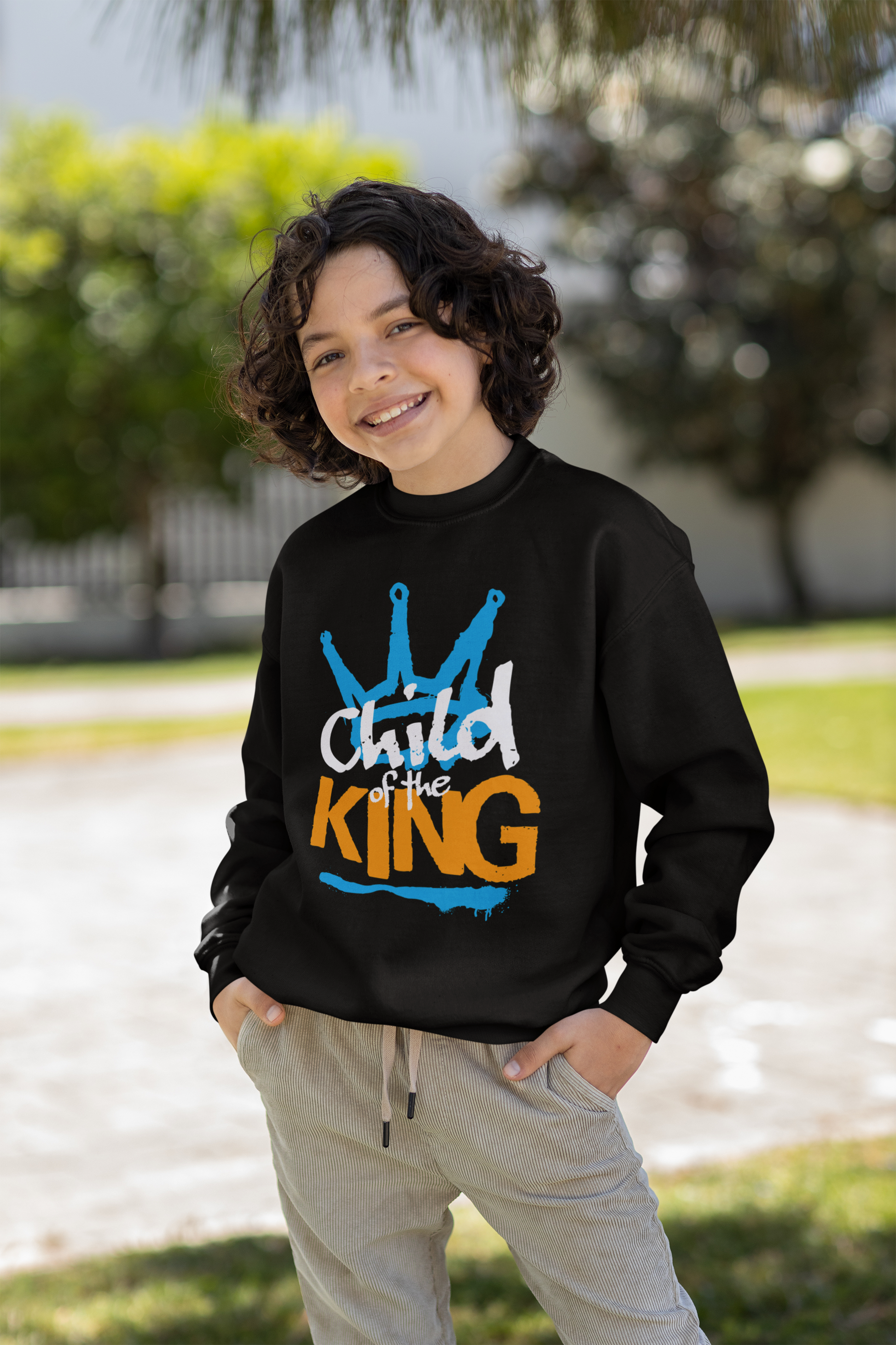 Christian Kids Sweatshirt For Youth Child Of The King Sweatshirt