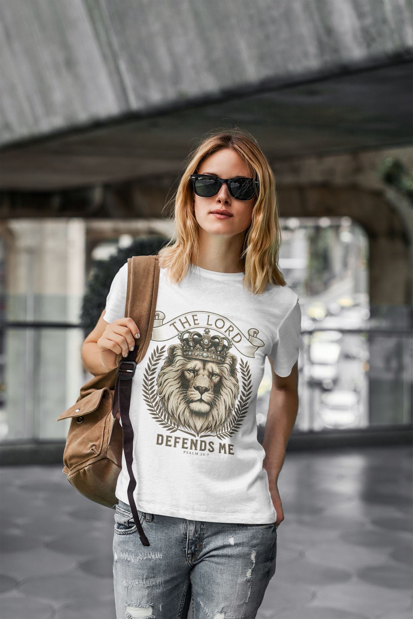 Lord Defends Lion Christian Tee