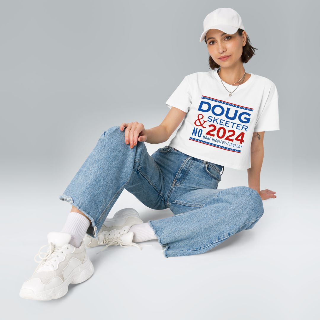 Doug-T-Shirt-Funny-Election-Tee-90s-Crop-Top-Gift-For-Doug-Fan