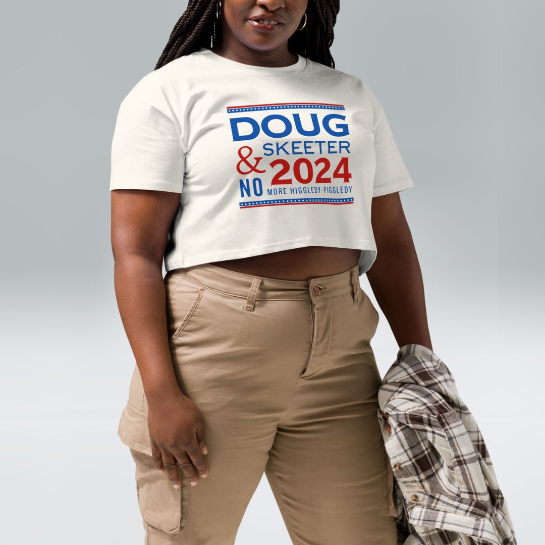 Doug-T-Shirt-Funny-Election-Tee-90s-Crop-Top-Gift-For-Doug-Fan