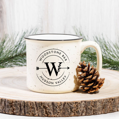 Ghosts Mug Woodstone B&B Ghosts US Ghosts CBS Merch For Ghosts Fans Speckled Camp Mug