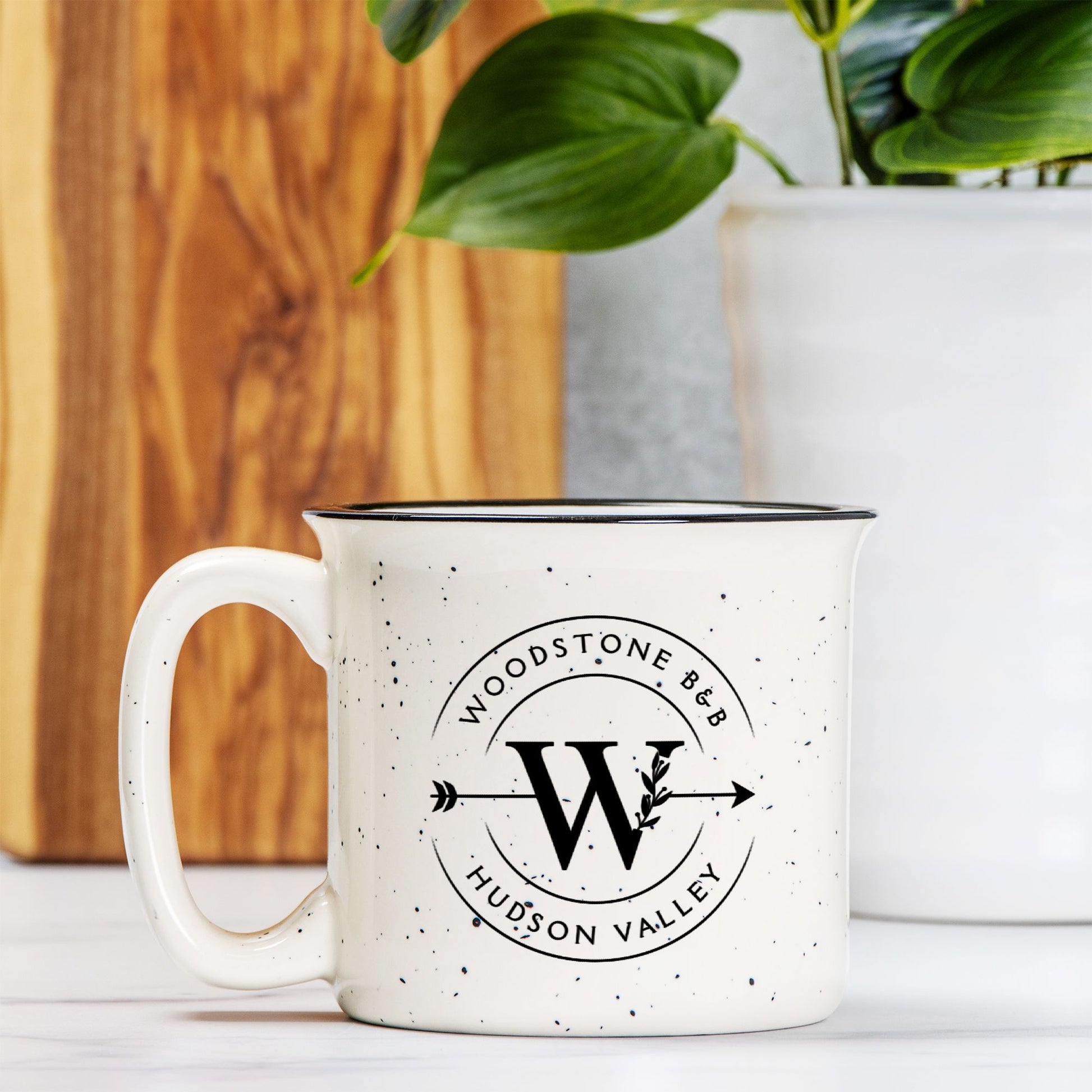 Ghosts Mug Woodstone B&B Ghosts US Ghosts CBS Merch For Ghosts Fans Speckled Camp Mug