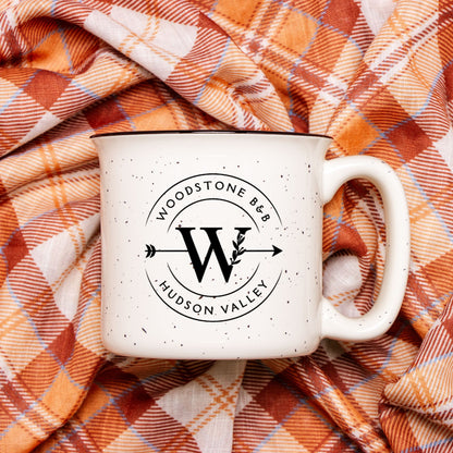 Ghosts Mug Woodstone B&B Ghosts US Ghosts CBS Merch For Ghosts Fans Speckled Camp Mug