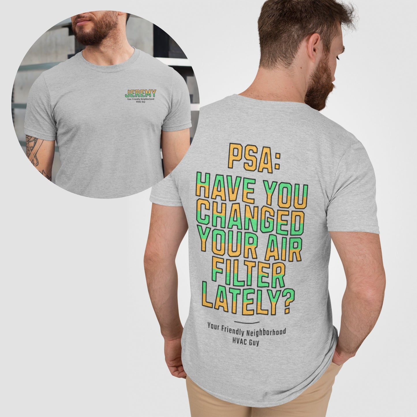 HVAC T-Shirt For HVAC Technician Gift HVAC Dad Shirt Personalized