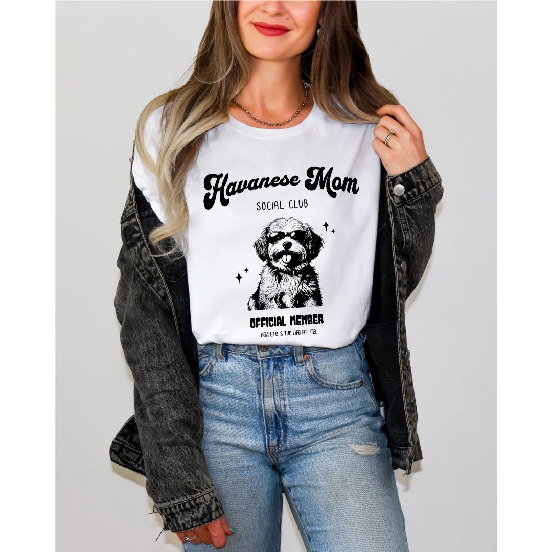 Havanese-Shirt-Dog-Mom-Social-Club-Retro