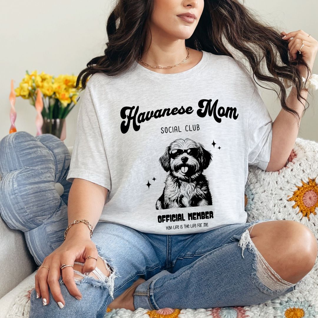 Havanese-Shirt-Dog-Mom-Social-Club-Retro