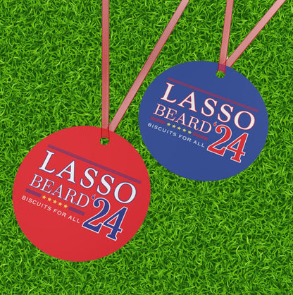 Lasso Ornament Funny Gift For Lasso Fan Ornament Lasso & Beard