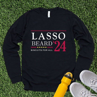 Lasso-T-Shirt-Funny-Election-Tee-Lasso-Fan-Gift-Lasso-_-Beard-Long-Sleeves_1